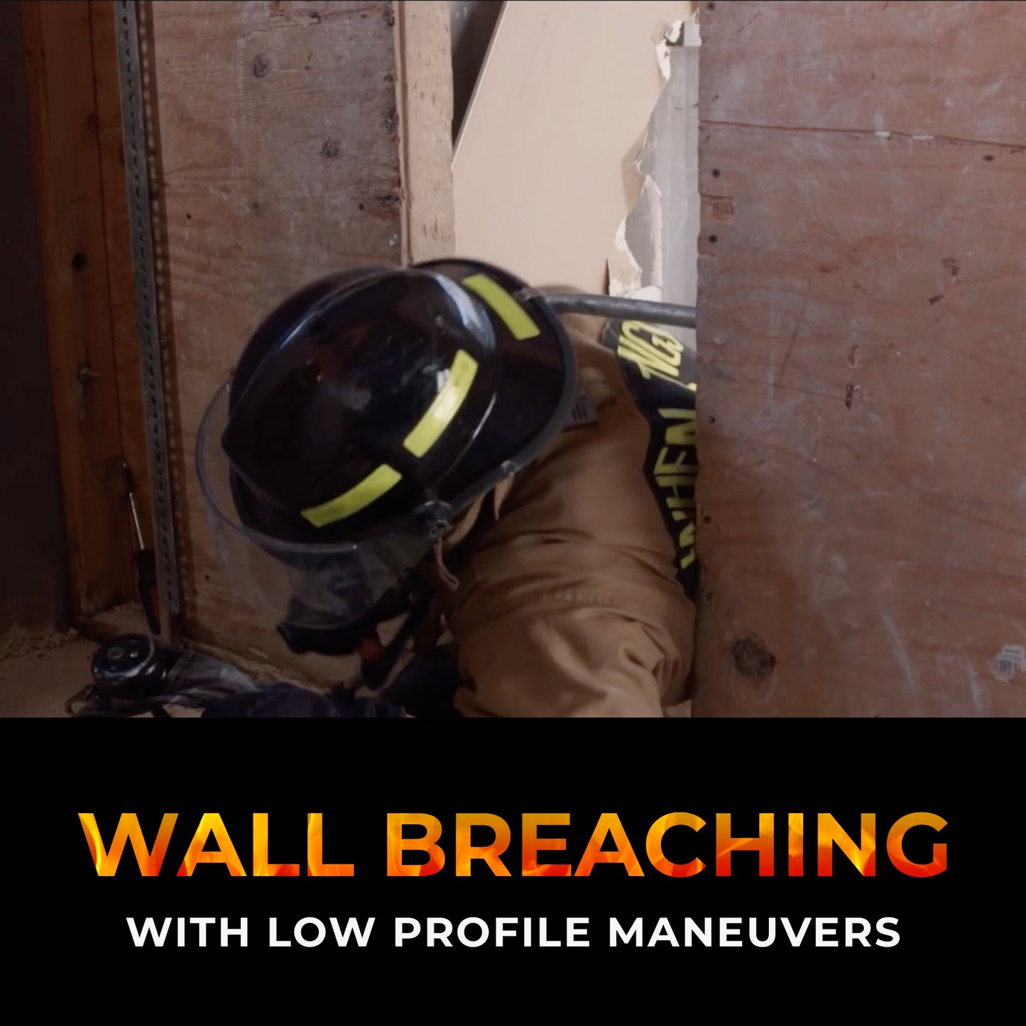 Wall Breaching with Low Profile Maneuvers