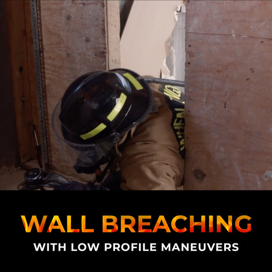 Wall Breaching with Low Profile Maneuvers